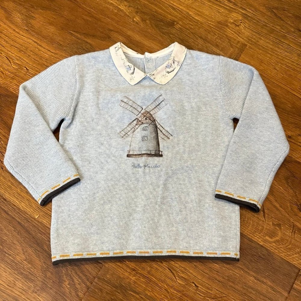Tutto Piccolo windmill Sweater